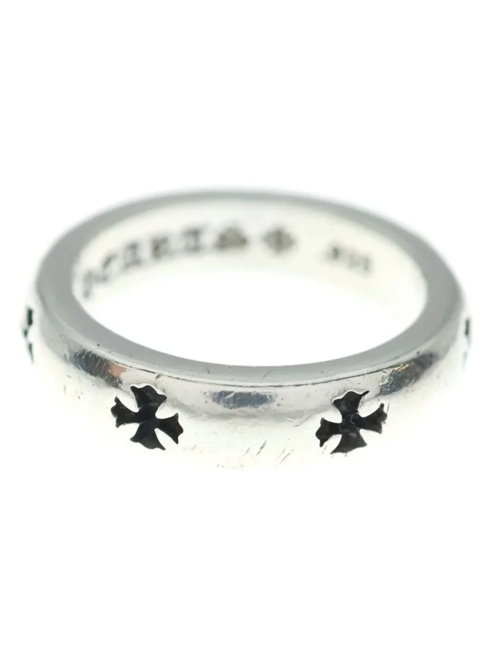 Chrome Hearts Negative CH Plus Ring Silver